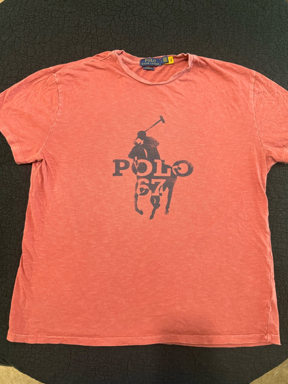 Ralph Lauren Coral Short-Sleeve Polo 67 Graphic Tee